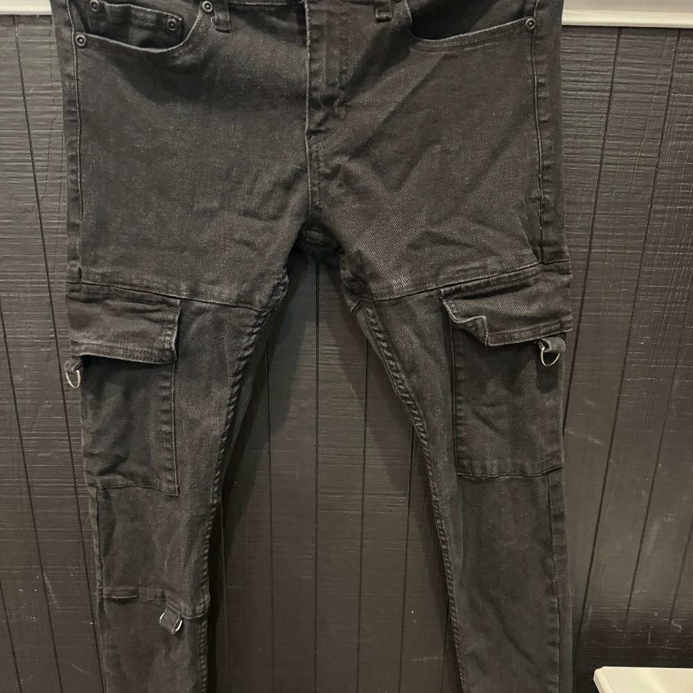 Low rise Hot Topic Cargo Skinny Jeans